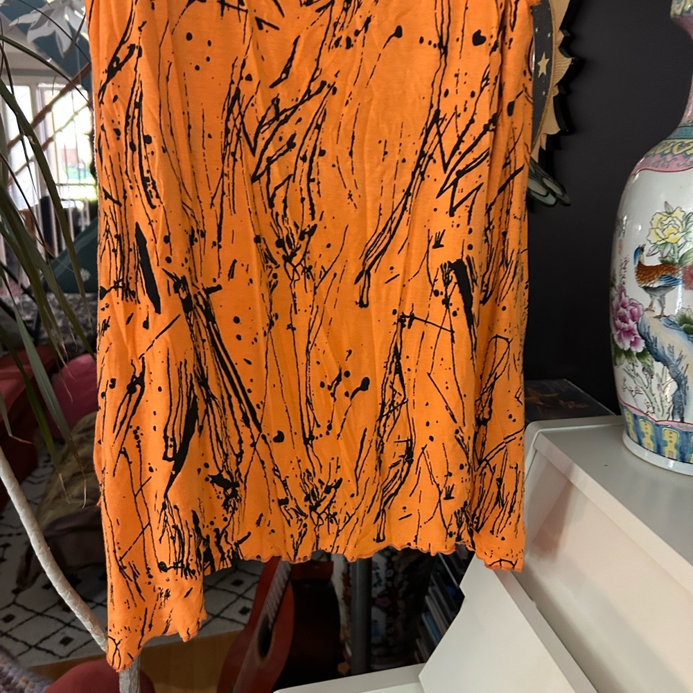 Orange Splatter Tank Top - Picture 5 of 16